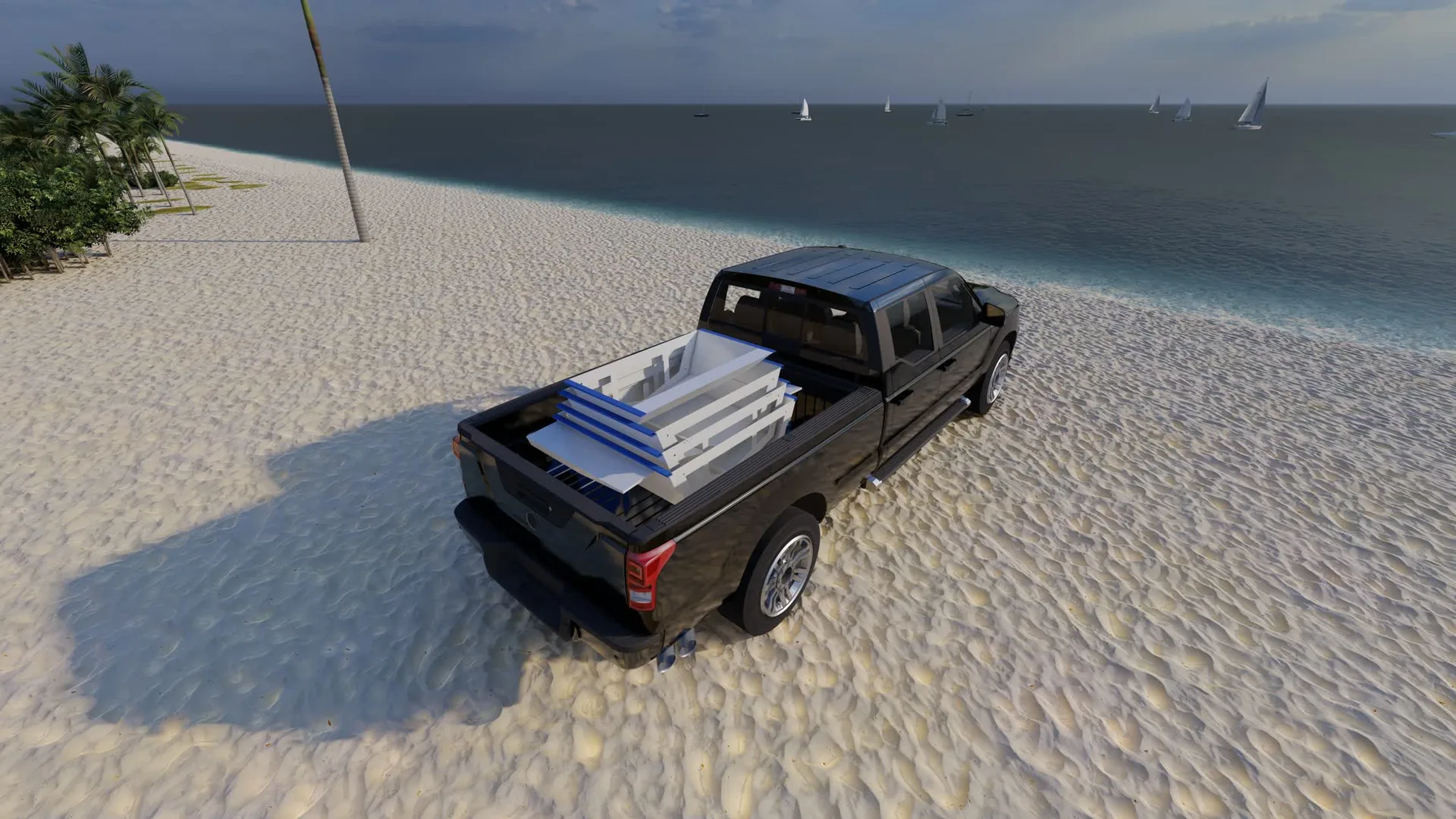 Collapsible Boat Concept Design view 6